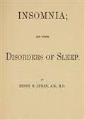 Insomnia; and Other Disorders of Sleep