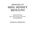 Memoirs of Miss Sidney BiddulphExtracted from her own Journal, and now first published