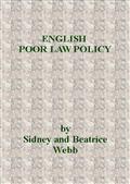 English Poor Law Policy