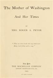 The Mother of Washington and Her Times