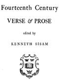 Fourteenth Century Verse&Prose