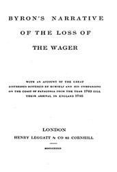 Byron's Narrative of the Loss of the Wager