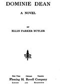 Dominie DeanA Novel