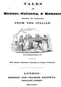 Tales Of Humour, Gallantry and RomanceSelected and Translated from the Italian