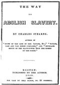 The Way to Abolish Slavery