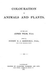 Colouration in Animals and Plants