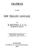 Grammar of the New Zealand language (2nd edition)