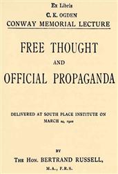 Free Thought and Official Propaganda