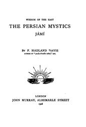 JamiThe Persian Mystics
