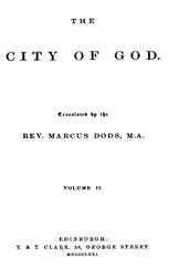 The City of God, Volume II