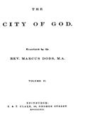 The City of God, Volume II
