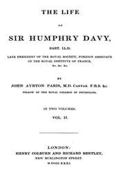 The Life of Sir Humphrey Davy, Bart. LL.D., Volume 2 (of 2)