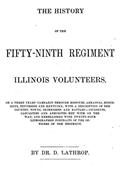 The History of the Fifty-ninth Regiment Illinois Volunteers