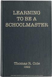 Learning to Be a Schoolmaster