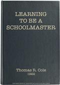 Learning to Be a Schoolmaster