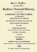 Buffon`s Natural History. Volume IX (of 10) / Containing a Theory of the Earth, a General History of / Man, of the Brute Creation, and of Vegetables, Minerals, /&c.&c