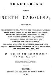 Soldiering in North Carolina