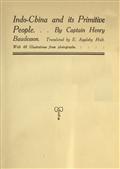 Indo-China and Its Primitive People