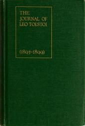 The Journal of Leo Tolstoi (First Volume?1895-1899)