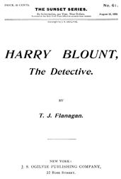Harry Blount, the DetectiveThe Martin Mystery Solved