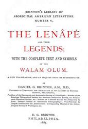 The Lenape and their Legends