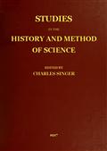 Studies in the History and Method of Science