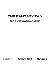 The Fantasy Fan January 1934 / The Fans` Own Magazine