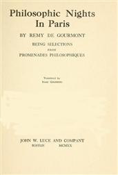 Philosophic Nights In Paris / Being selections from Promenades Philosophiques
