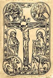 The Legendary History of the Cross / A Series of Sixty-four Woodcuts from a Dutch Book Published / by Veldener, A.D. 1483