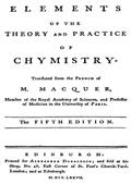 Elements of the Theory and Practice of Chymistry, 5th ed.