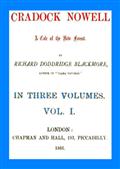 Cradock Nowell, Vol. 1 (of 3) / A Tale of the New Forest.