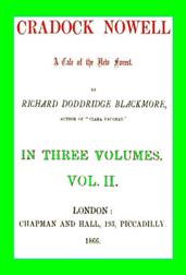 Cradock Nowell, Vol. 2 (of 3) / A Tale of the New Forest.