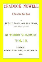 Cradock Nowell, Vol. 3 (of 3) / A Tale of the New Forest.
