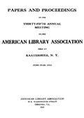 Papers and proceedings of the thirty-fifth general meeting of the American Library Association, 1913