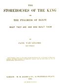 The Storehouses of the King