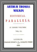 Historical Parallels, vol 3 (of 3)