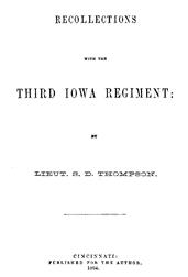 Recollections with the Third Iowa Regiment