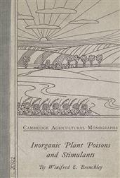 Inorganic Plant Poisons and Stimulants