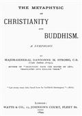 The Metaphysic of Christianity and Buddhism / A symphony