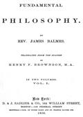 Fundamental Philosophy, Vol. I (of 2)