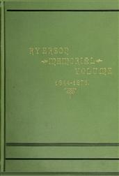 Ryerson Memorial Volume