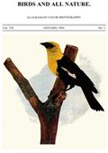 Birds and All Nature Vol VII, No. 1, January 1900 / Illustrated by Color Photography