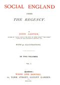Social England under the Regency, Vol. 1 (of 2)