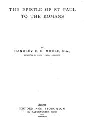 The Expositor`s Bible: The Epistle of St Paul to the Romans