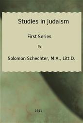 Studies in Judaism, First Series