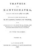 Travels in Kamtschatka, during the years 1787 and 1788, Volume 2