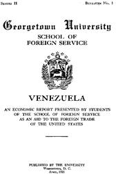 Venezuela, an economic report