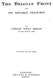 The Belgian Front / and Its Notable Features