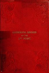 Historical Record of the First Regiment of Foot / The Origins of the Regiment