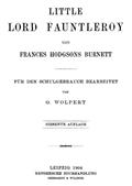 Little Lord Fauntleroy (abridged) / Fur den Schulgebrauch bearbeitet